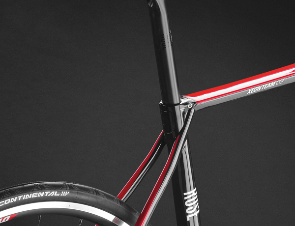 Eyecatcher: Integrierte Sattelklemmschelle und ROSE RC-170 FLEX Carbon-Stütze Eyecatcher: Integrierte Sattelklemmschelle und ROSE RC-170 FLEX Carbon-Stütze