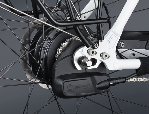 Intelligent: NuVinci Harmony aandrijving met traploos planeetwielmechanisme. Intelligent: NuVinci Harmony aandrijving met traploos planeetwielmechanisme.